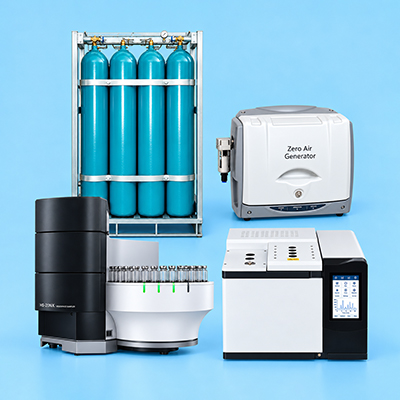 Chromatography and spectrometry laboratory equipment
